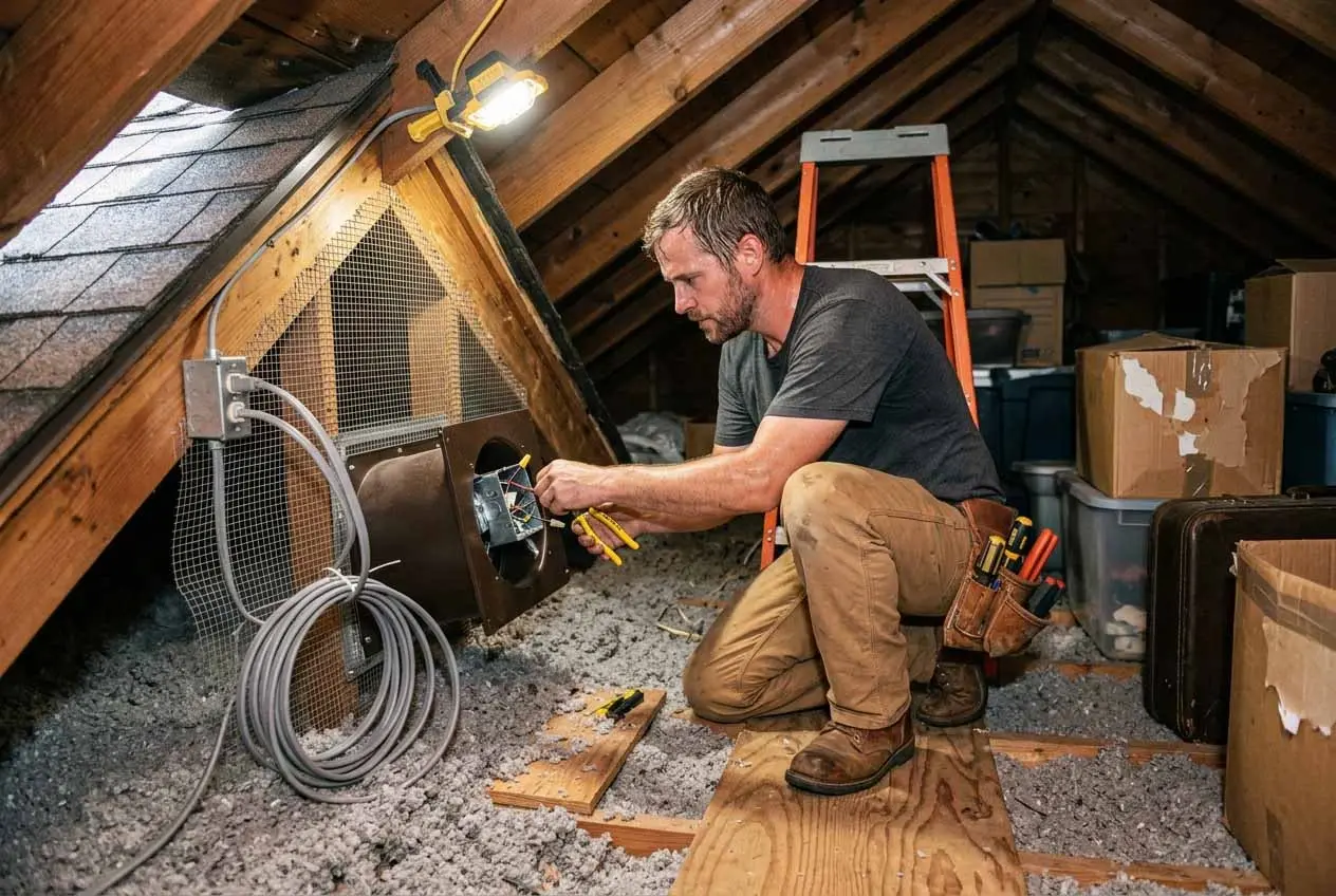 Attic Fan Installation in Raleigh, NC