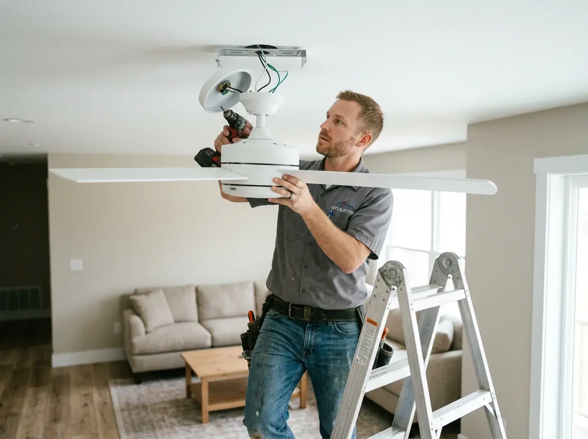 Ceiling Fan Installation in Raleigh, NC