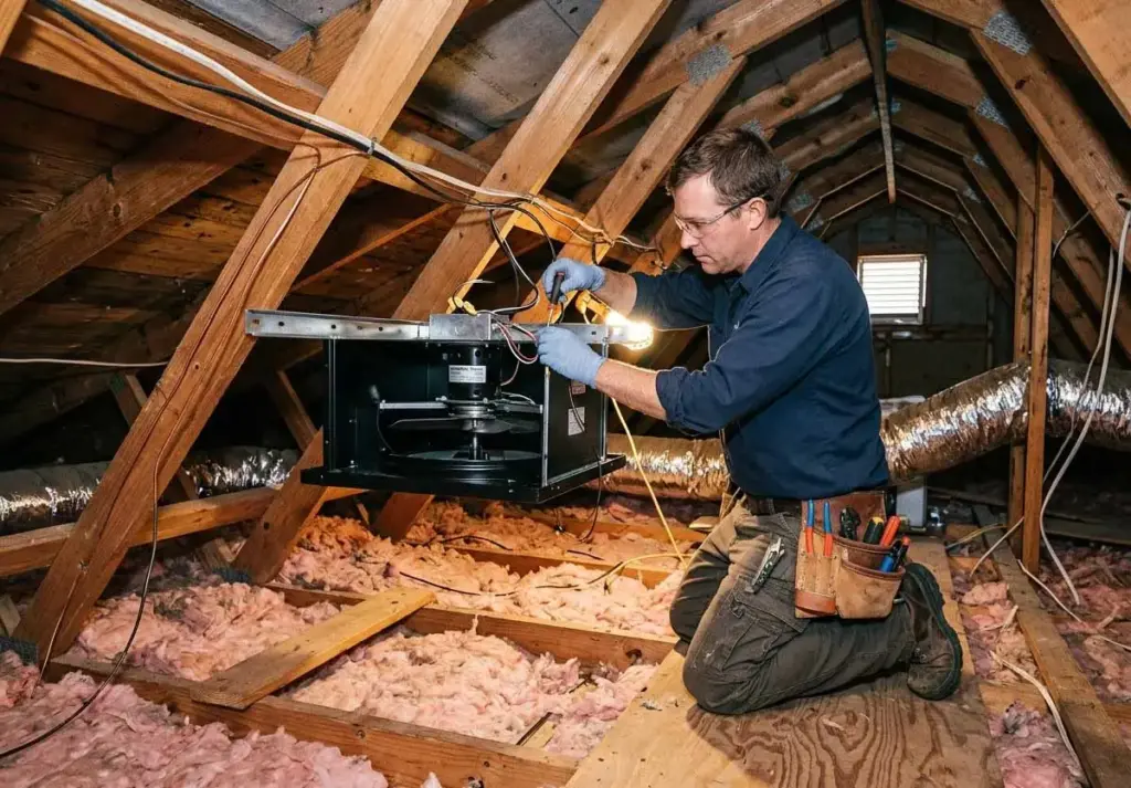 Attic Fan Installation in Raleigh, NC