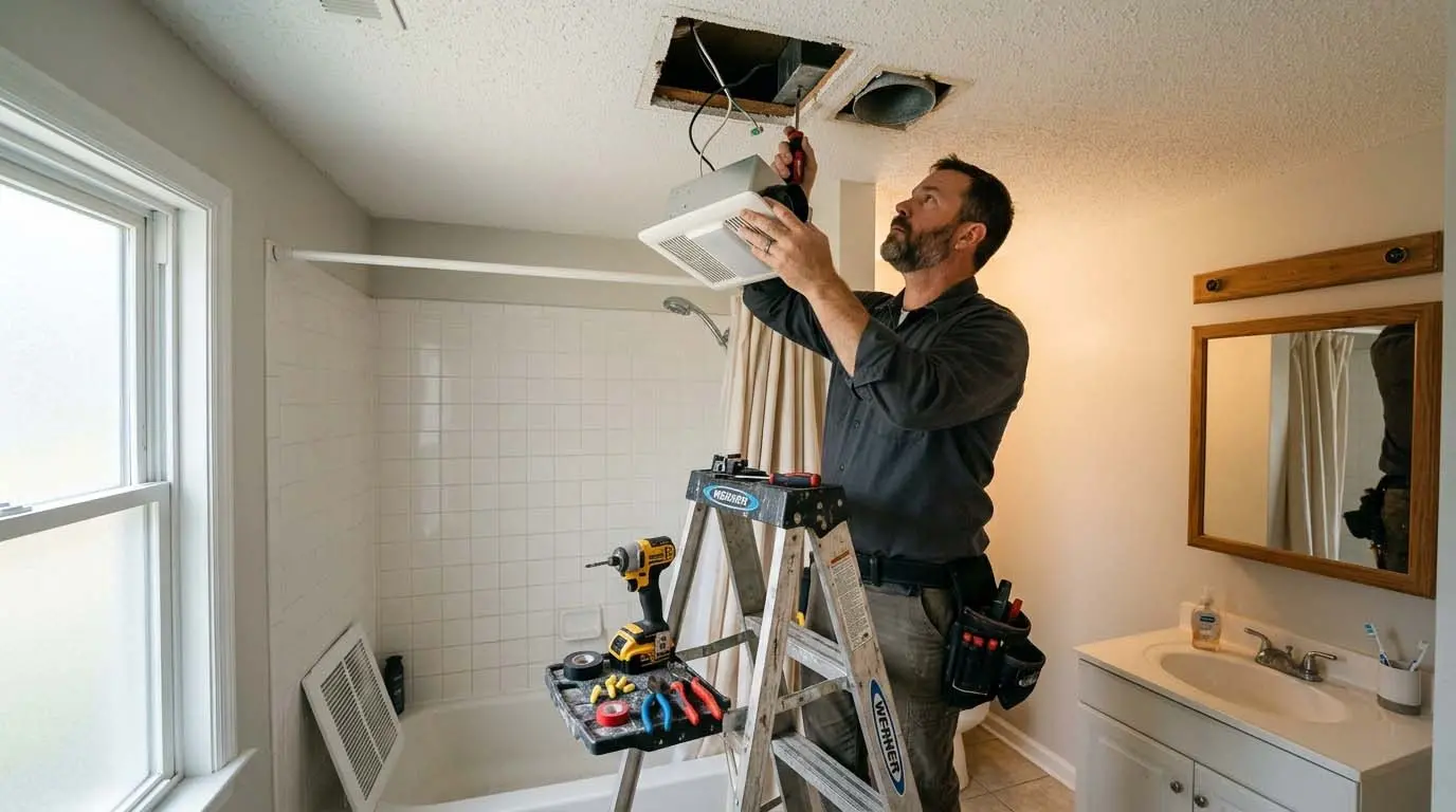 Bathroom Exhaust Fan Installation in Raleigh, NC